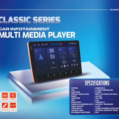 CLASSIC SERIES CAR INFOTAINMENT 10” MULTIMEDIA PLAYER